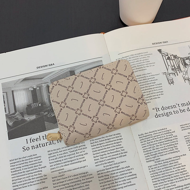 Women's Printed Expanding Multiple Slots Driving Men's Wallets