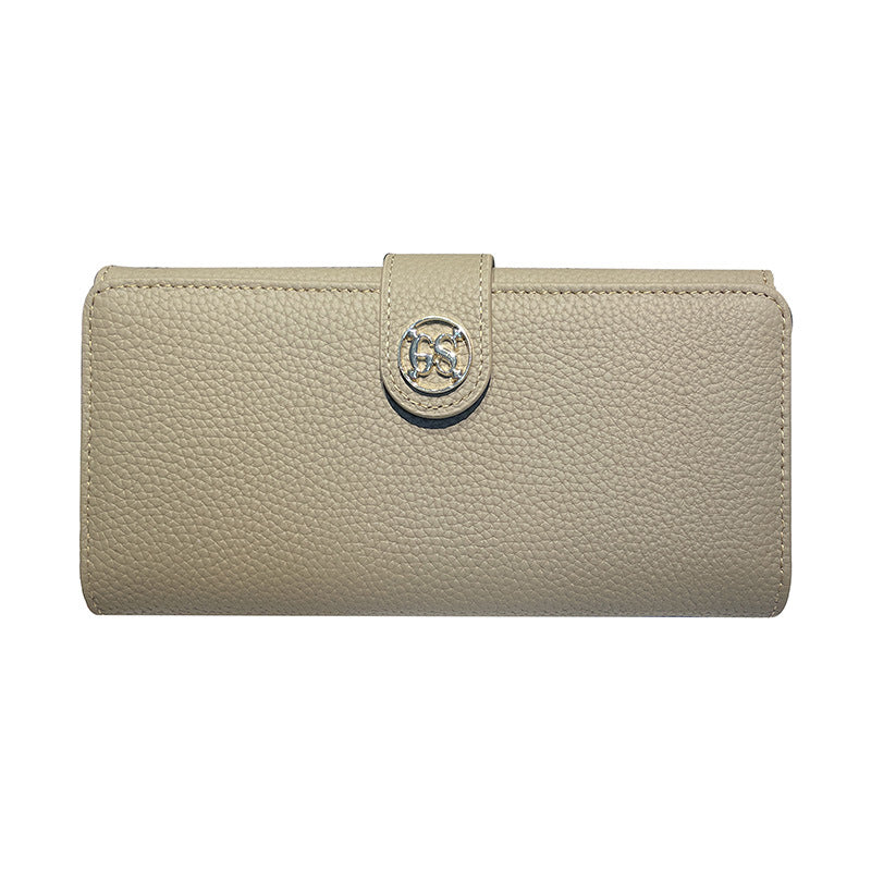 Women's Leather Long Large Capacity Fashion Simple Card Holder