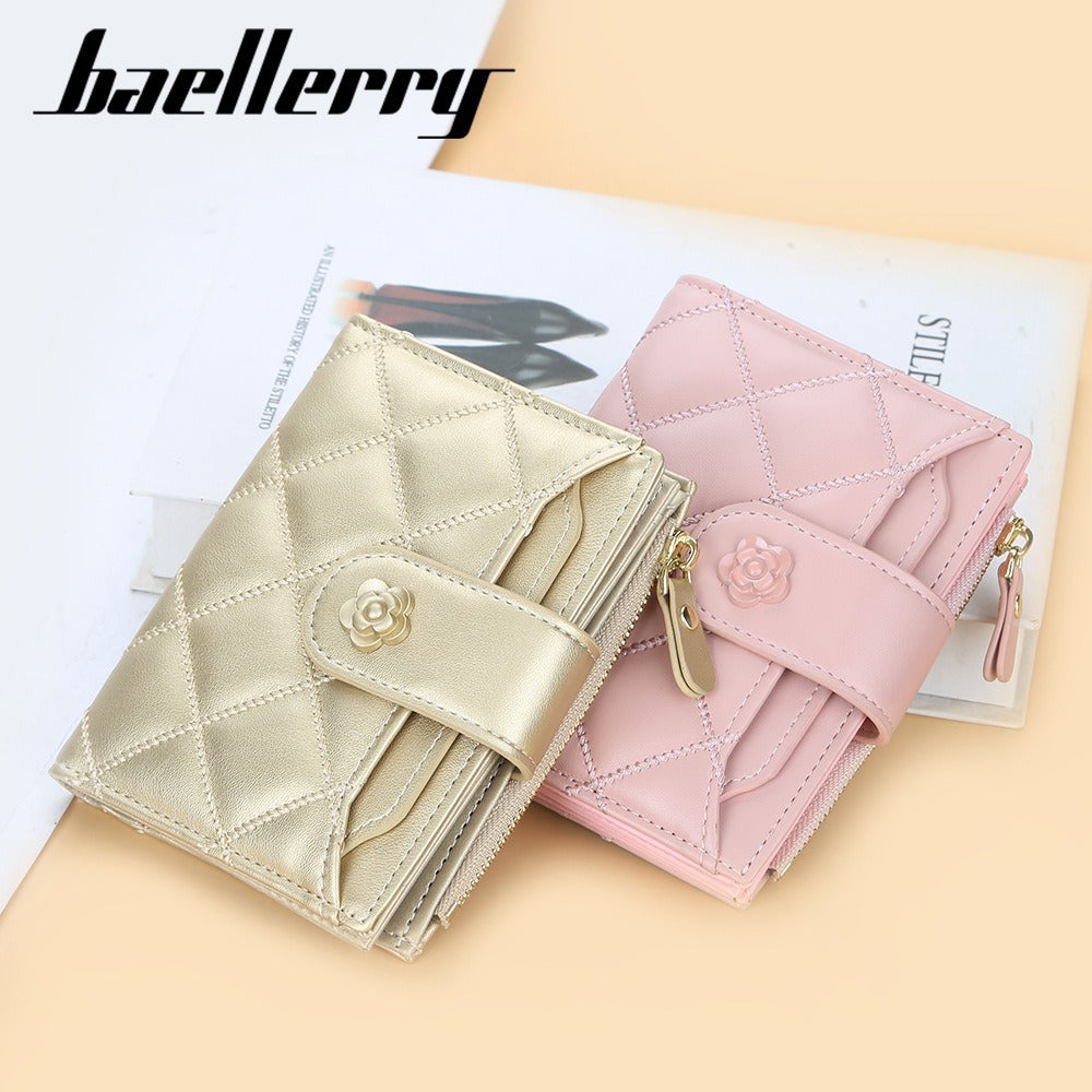 Women's Korean Style Multiple Slots Zipper Vertical Driving Purses