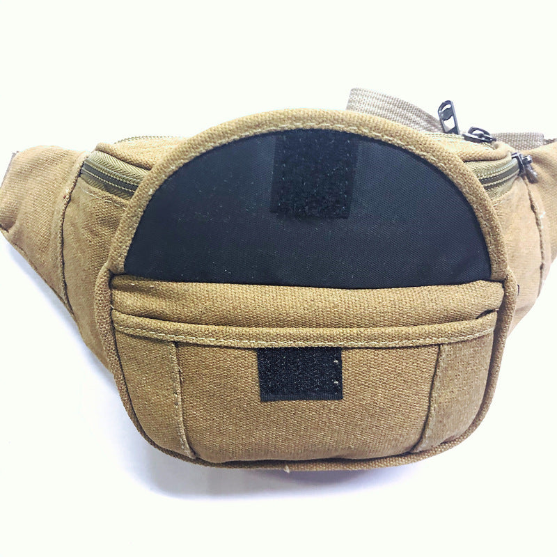 Men's Canvas Running Business Construction Site Mobile Men's Waist Packs