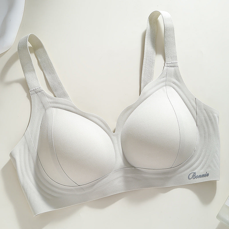 Women's Soft Support Seamless Breast Holding Underwear Big Chest Bras