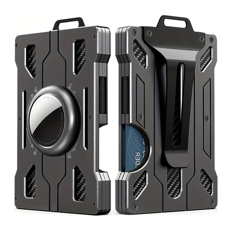 Alloy Transparent Badge Metal Work Permit Card Holder