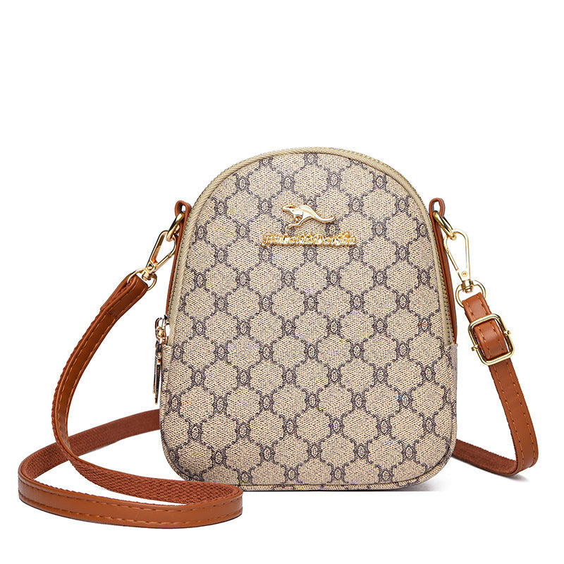 Women's Kangaroo Mobile Mini Light Luxury Minority Summer Shoulder Bags