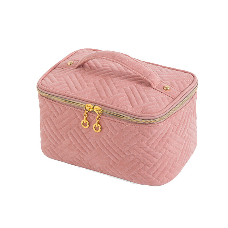 Women's Large Capacity Good-looking Quilted Cosmetics Storage Cosmetic Bags