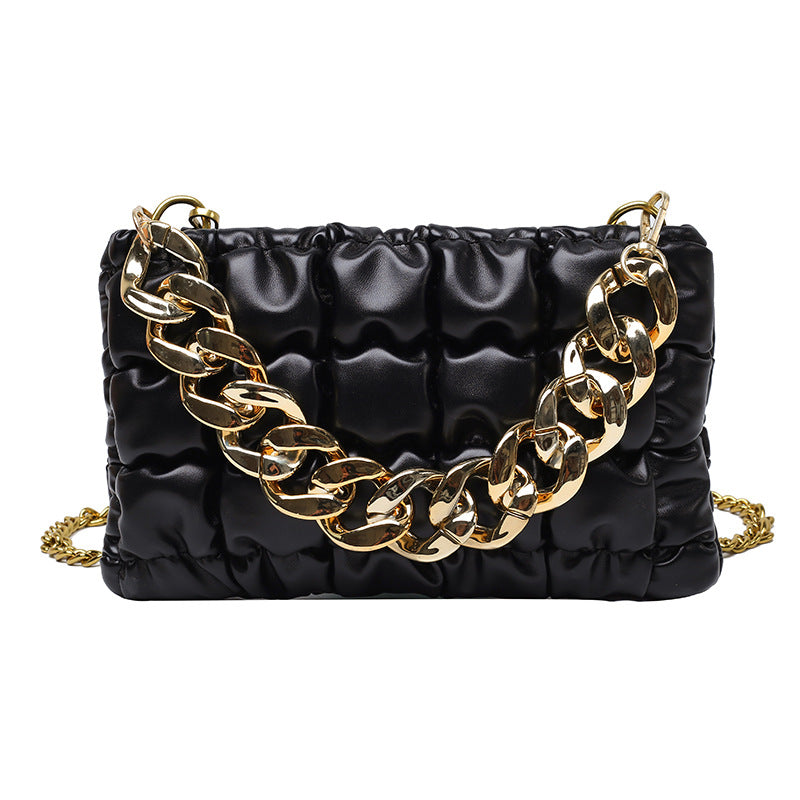 Women's Plaid Chain Spring Super Popular Fashion Women's Shoulder Bag