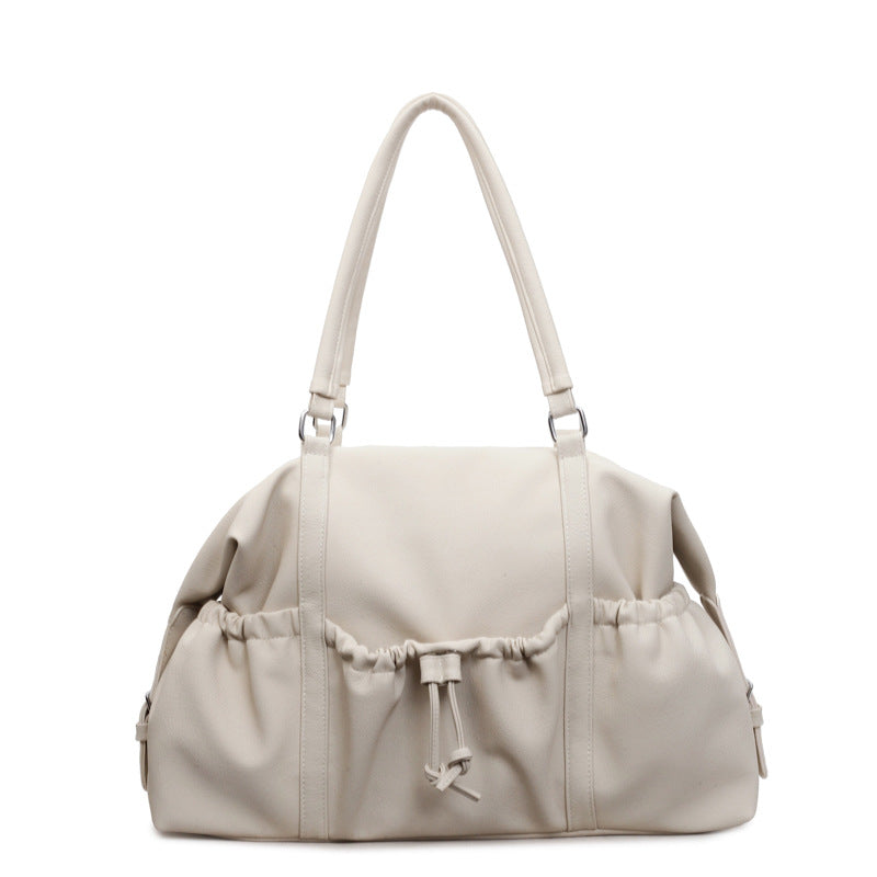 Capacity Soft Surface Versatile Commuter Simple Women's Shoulder Bag