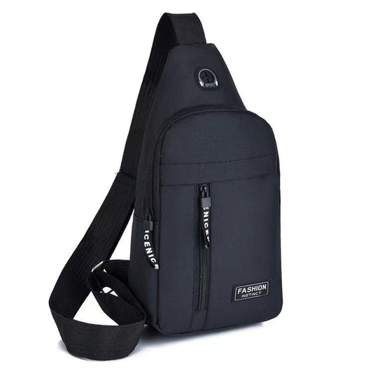 Men's Stylish Trendy Fashionable Headset Business Men's Chest Bags