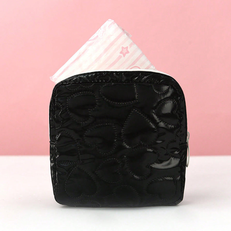 Color Cute Storage Portable Mini Leather Cosmetic Bags
