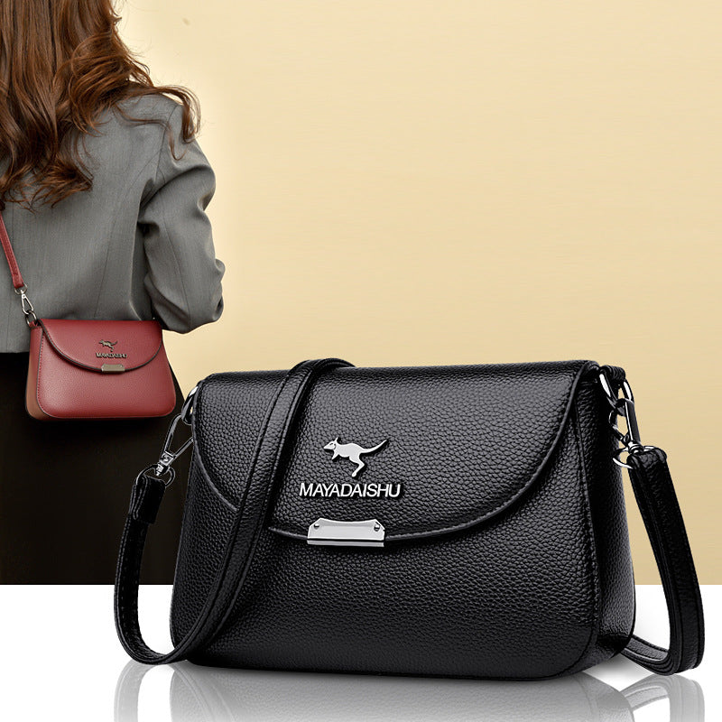 Women's Soft Leather Fashion Large Capacity Mom Bags