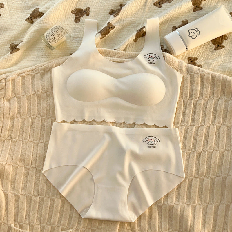 Ice Silk Underwear Female Comfortable Not Stuffy Bras