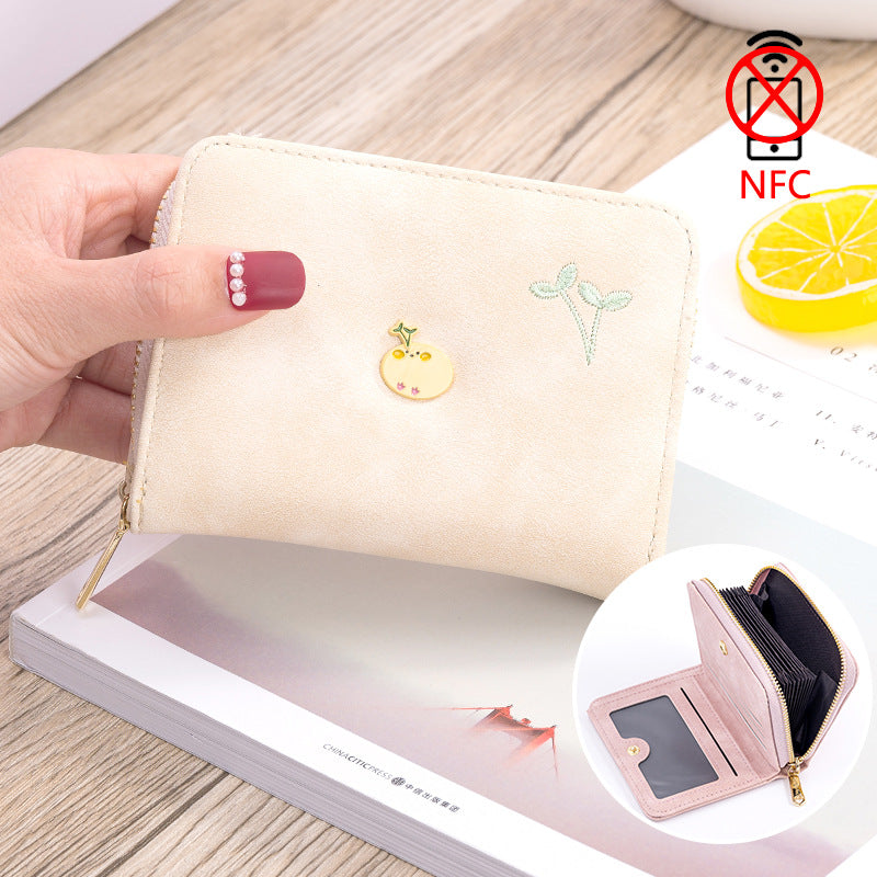 Female Short Versatile Korean Fashion Cute Fresh Card Holder