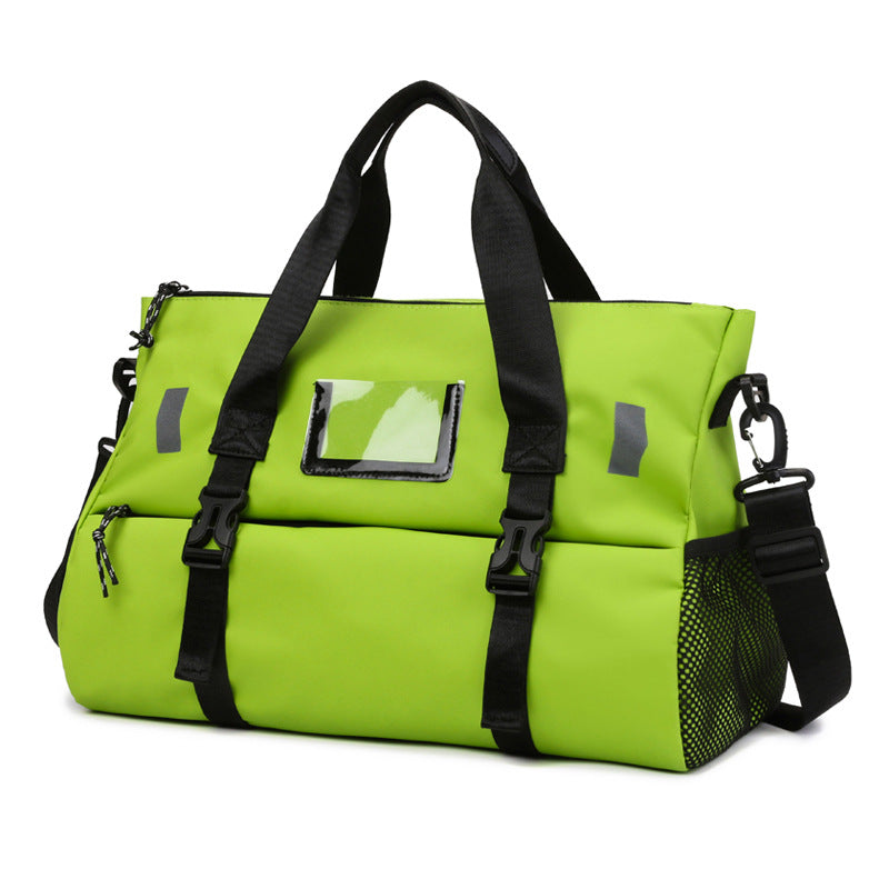 Coated Oxford Cloth Workout Portable Dry Wet Separation Travel Bags