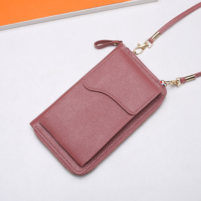 Women's Simple Fashion Korean Style Large Capacity Long Phone Bags