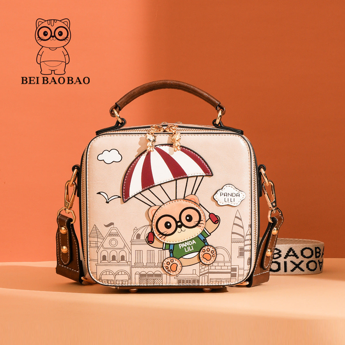 Source Simple Box Creative Cartoon Cat Bags
