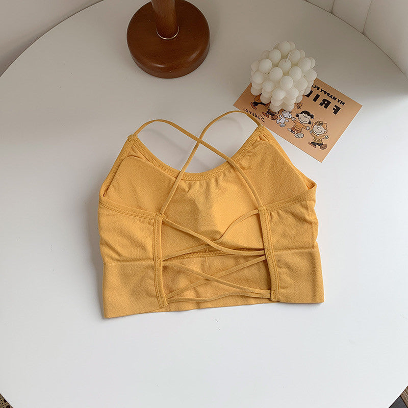 Women's Hot Sexy Vest Cross Strap Summer Beauty Back Tanks Camis