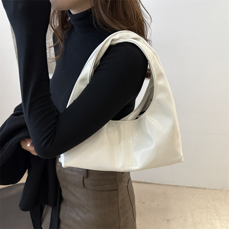 Women's Large Capacity Retro Commuter Texture Korean Women's Shoulder Bag