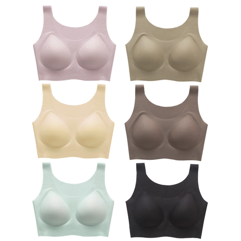 Women's Inner Vest Wireless One-piece Seamless Underwear Everyday Bras