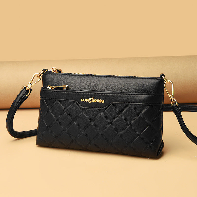Women's Fashion Rhombus Mother's Mobile Change Women's Messenger Bag