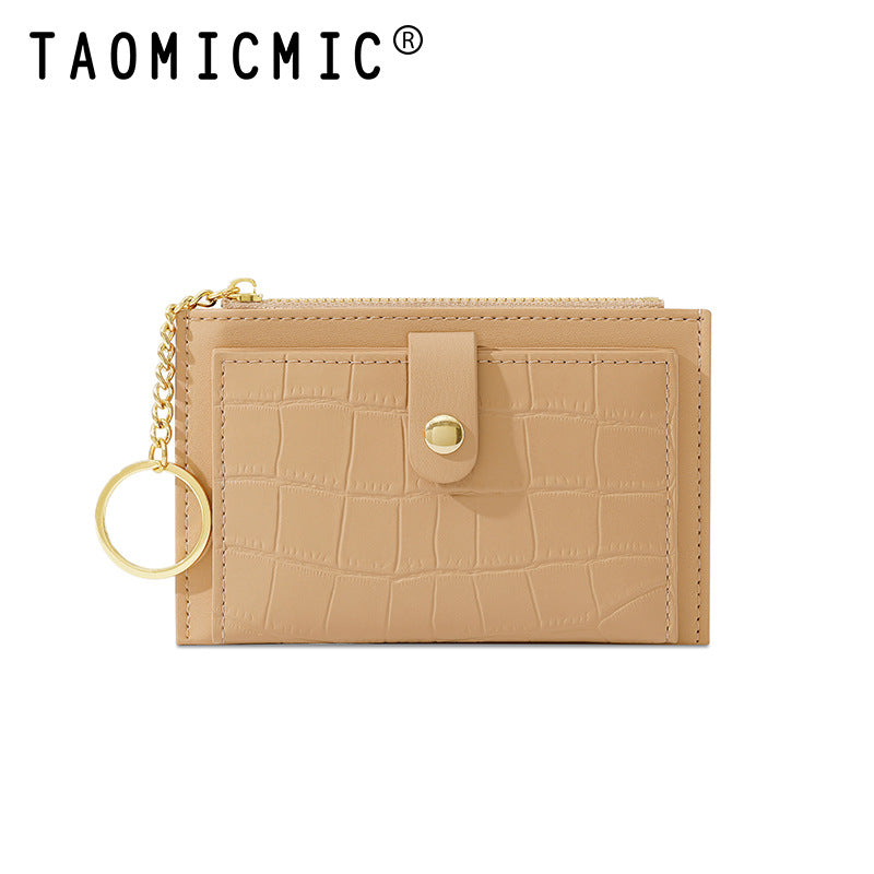 Mini Female Multiple Slots Creative Zipper Coin Purses