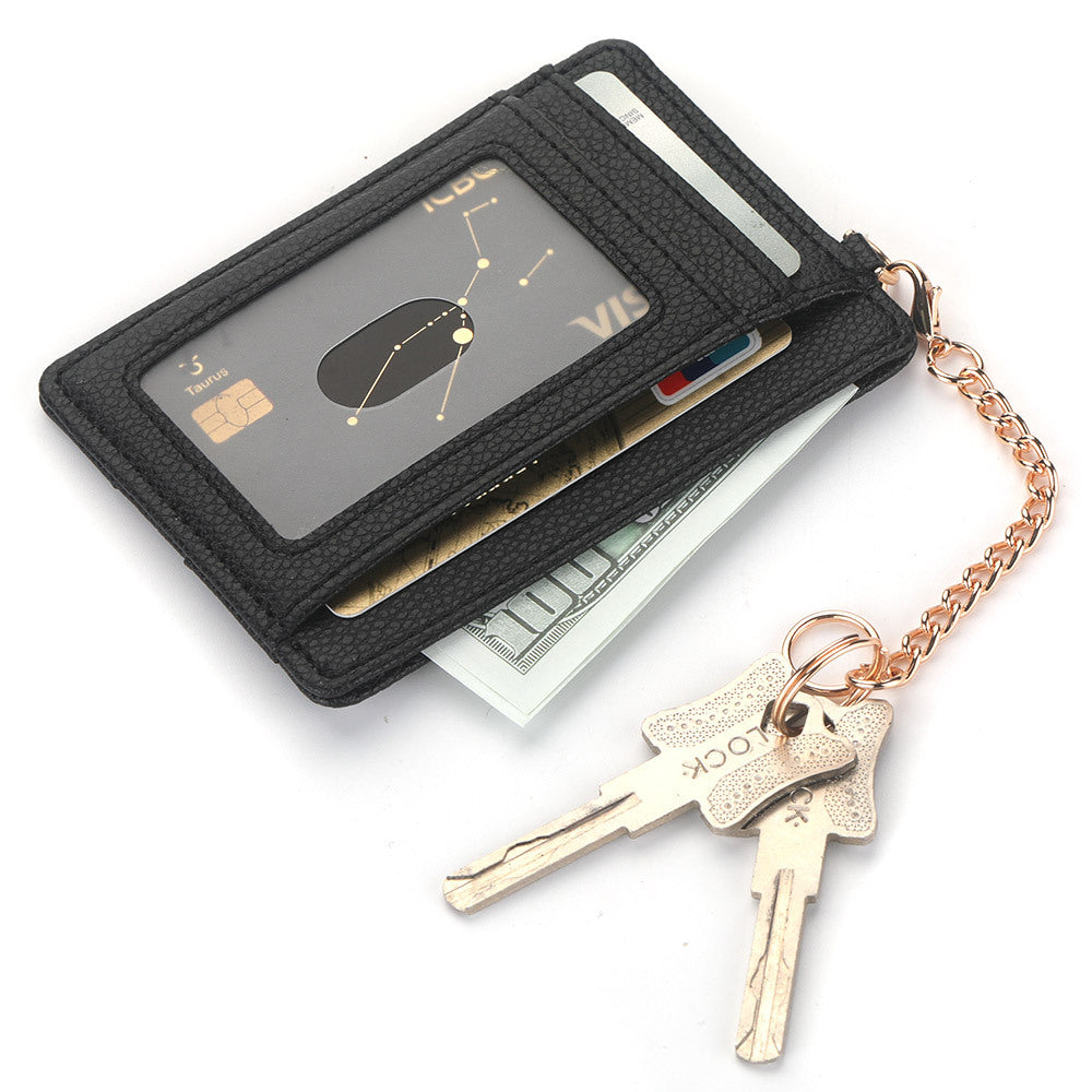 Women's Unisex Cover Advanced Sense Bank Protective Card Holder