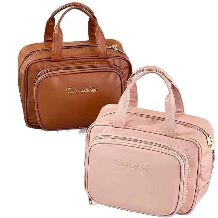 Large Capacity Good-looking Wash Portable Waterproof Partition Layered Makeup Bag