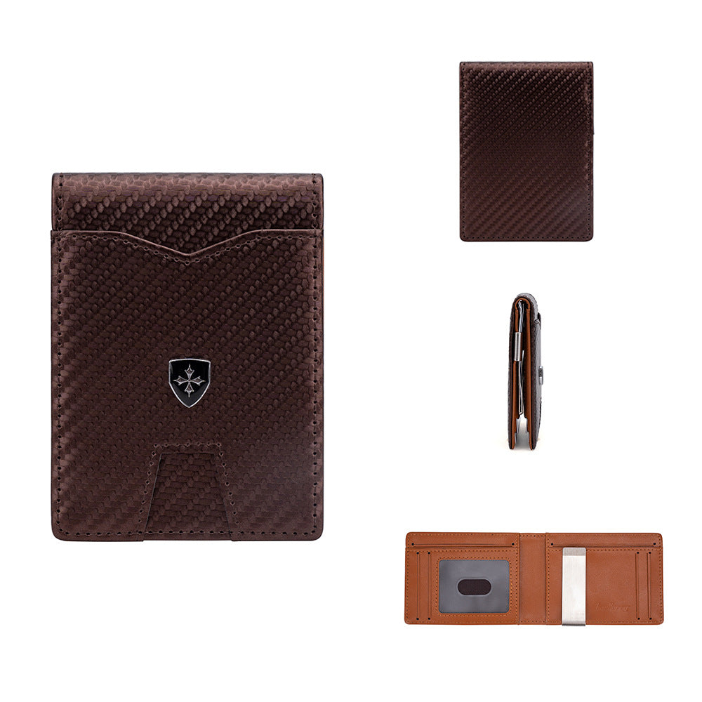 Men's Business Two-fold Usd Clip Handmade Men's Wallets