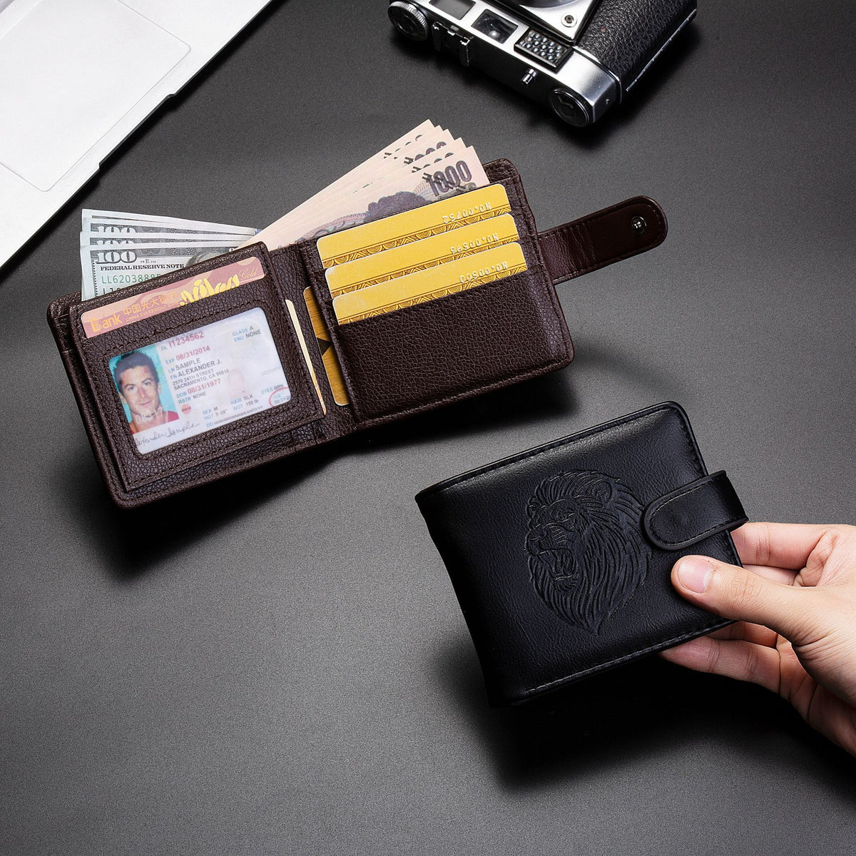 Popular Men's Short Male Medium Business Men's Wallet