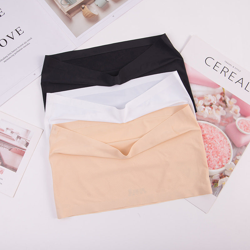 Ice Silk Breathable Traceless Tube Top Tanks Camis
