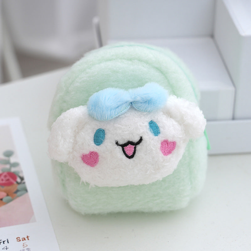 Fashion Long Wool Mini Pendant Chain Coin Purses