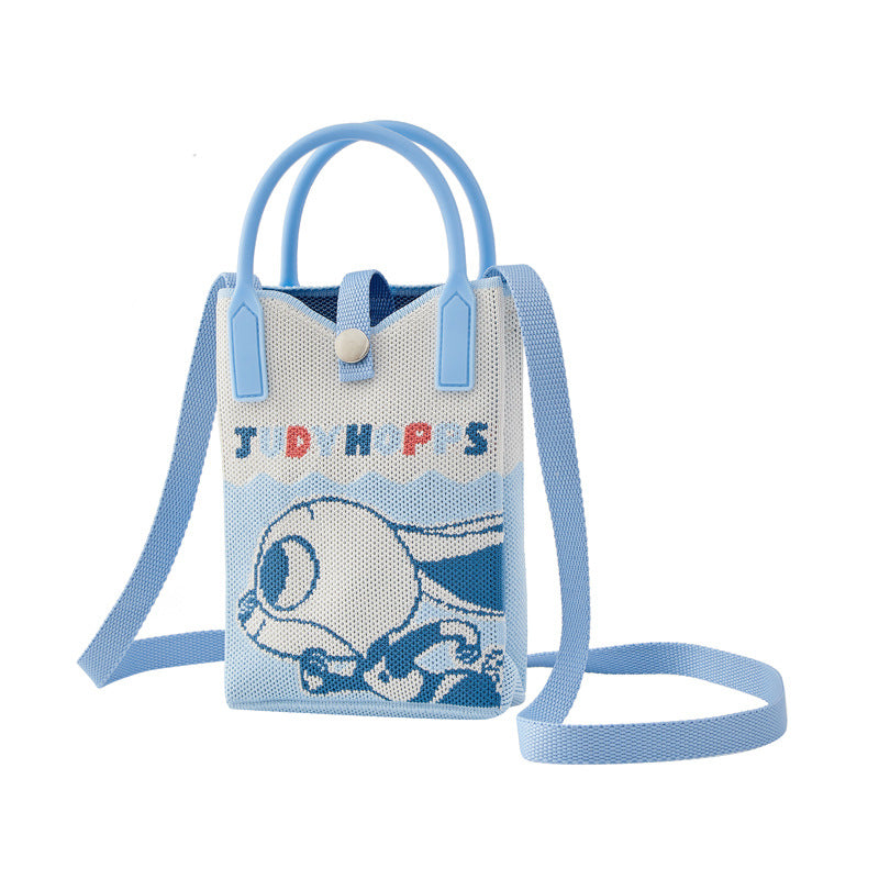 Graceful Women's Disney Hand Carrying Knitted Women's Shoulder Bag
