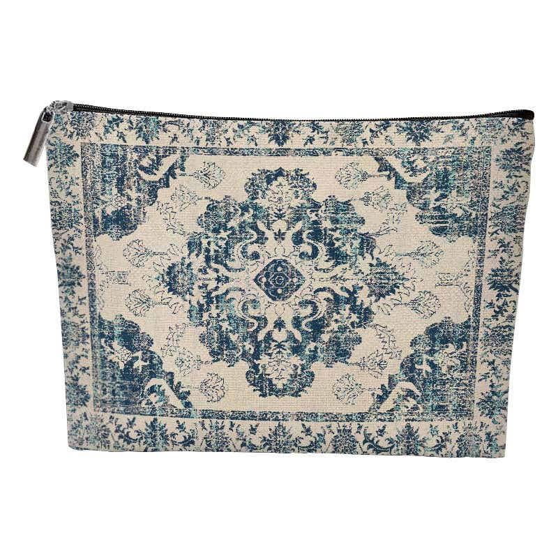 Women's Bohemian Duplex Printing Portable Fashion Personal Hygiene Makeup Bag