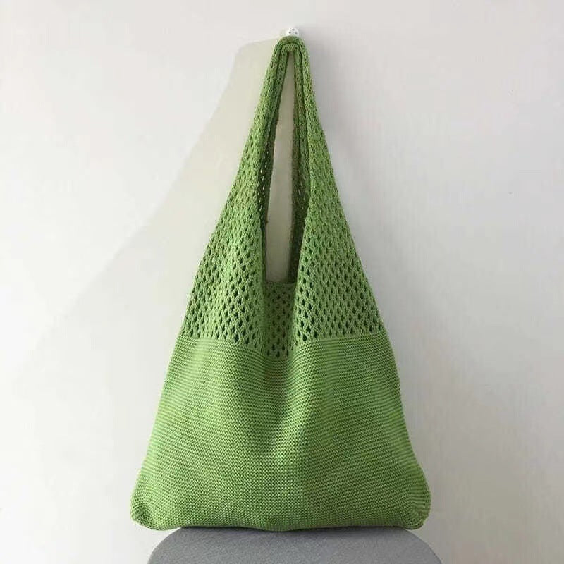 Knitted Fashion Vintage Large Capacity Totes Shoulder Bags