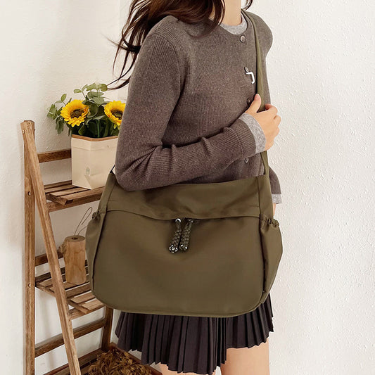 Women's Canvas Large Capacity Totes High-grade Underarm Crossbody Bags