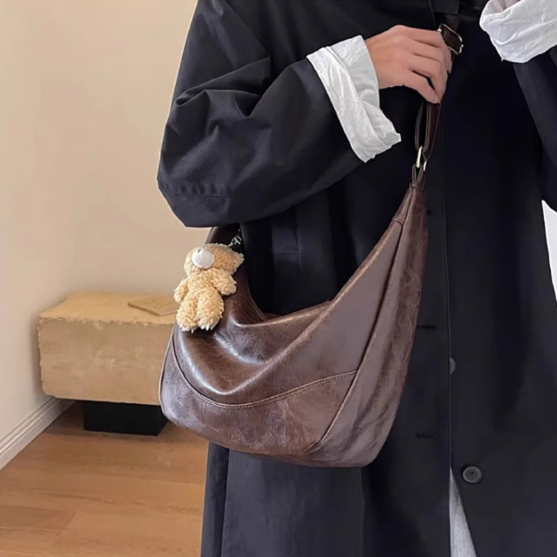 Women's Female Commuter Leather High Sense Dumpling Women's Shoulder Bag