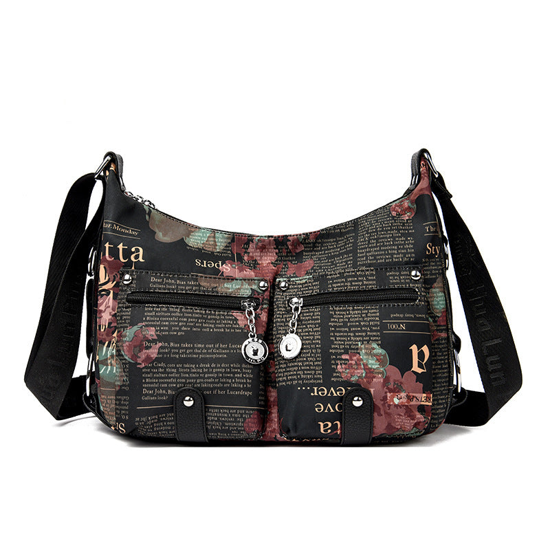 Women's Summer Waterproof Oxford Cloth Large Capacity Women's Messenger Bag