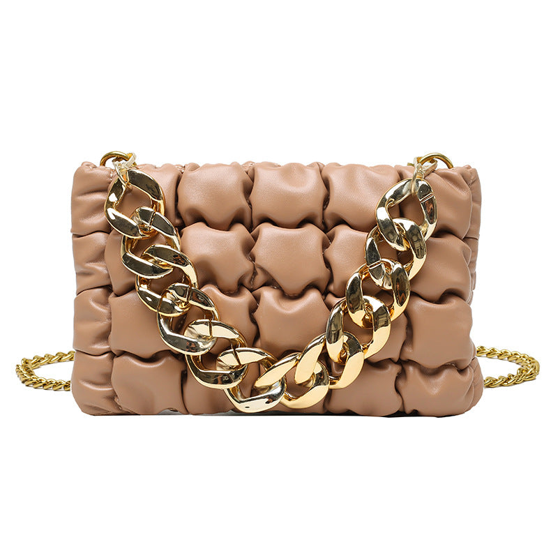 Women's Plaid Chain Spring Super Popular Fashion Women's Shoulder Bag