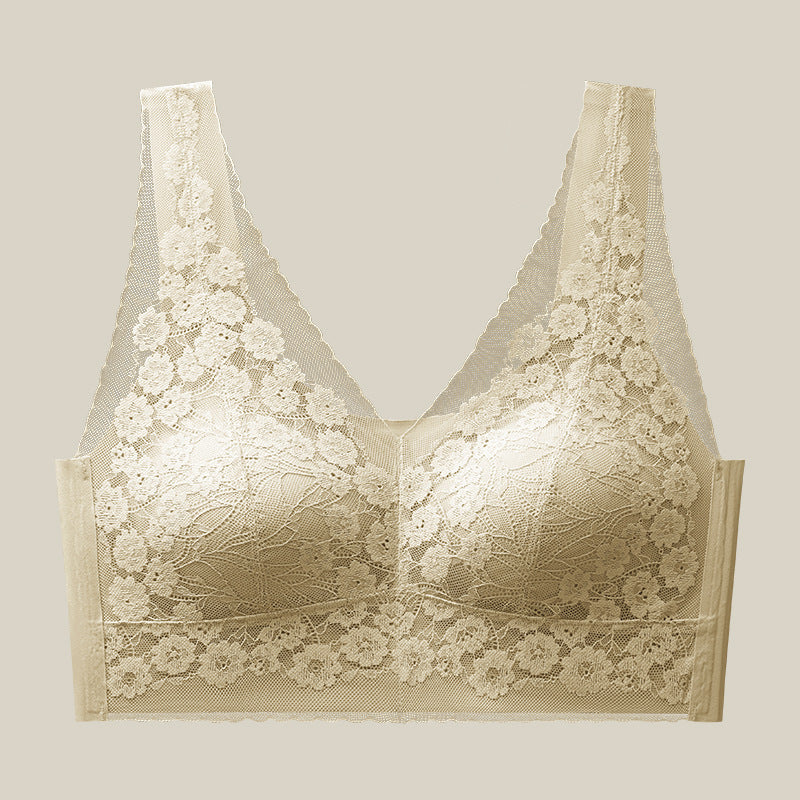 Seamless Fit Lace One-piece Cup Push Up Bras
