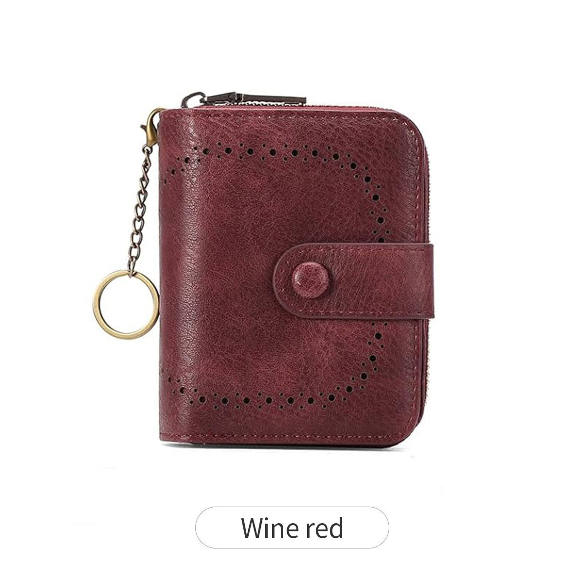 Women's Swiping Short Hollow Vintage Organ Ladies Wallet