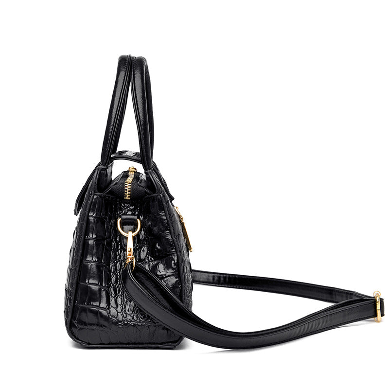 Women's Light Luxury Leather Cowhide Chinese Style Handbags