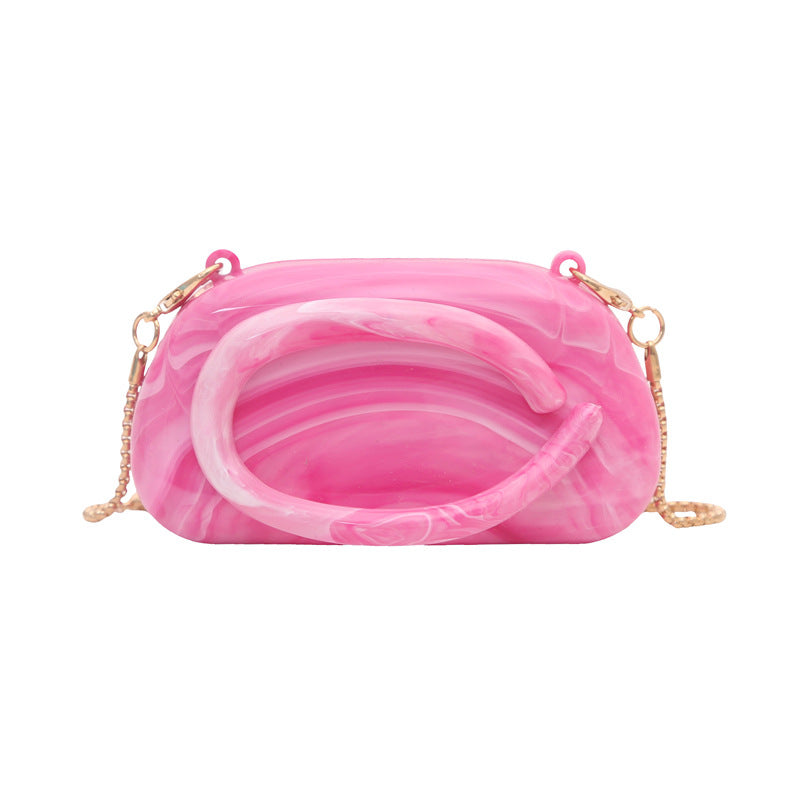 Texture Winter Light Luxury Western Style Single Chain Bags