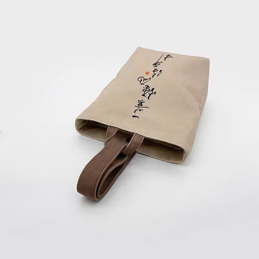 Canvas Trendy National Style Large Capacity Storage Simple Shoulder Bags