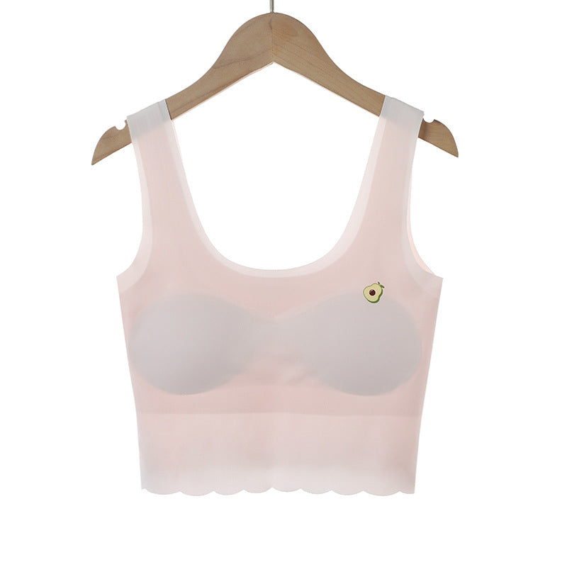 Ice Silk Seamless Vest Junior High School Bras