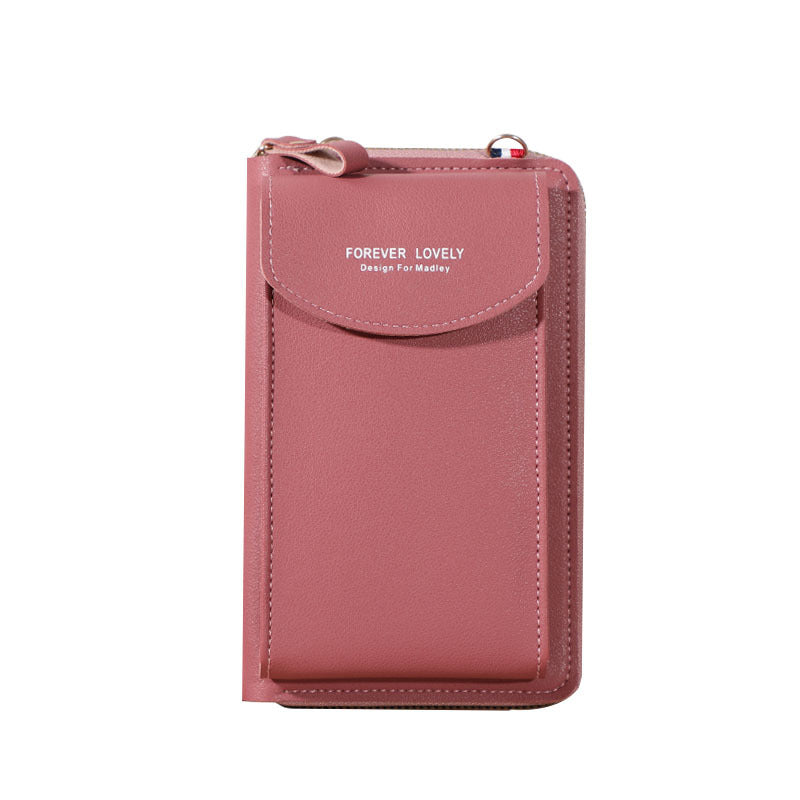 Women's Capacity Mobile One Zipper Long Ladies Wallets