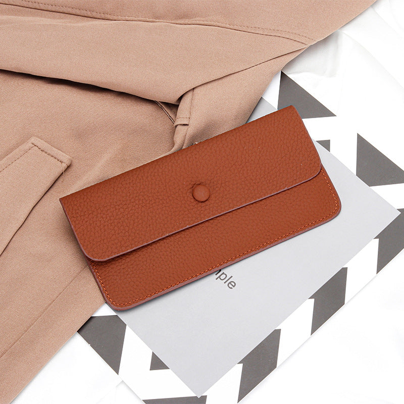 Women's Cowhide Long Hand-held Genuine Leather Ladies Wallet