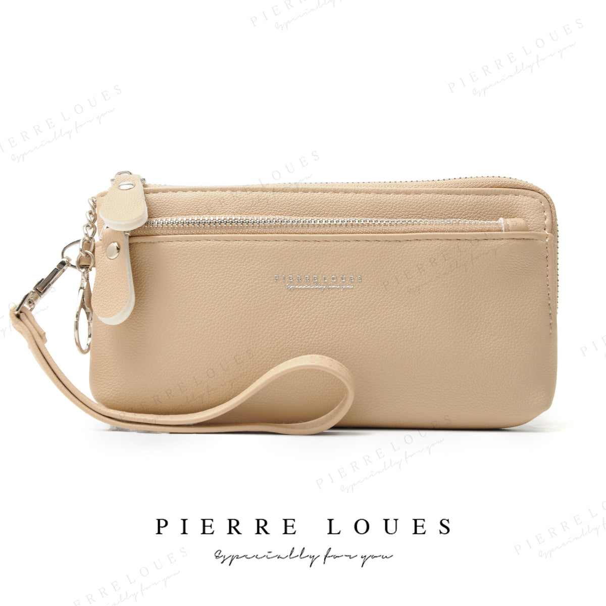 Women's Long High-grade Mobile Fashion Double Zipper Bags