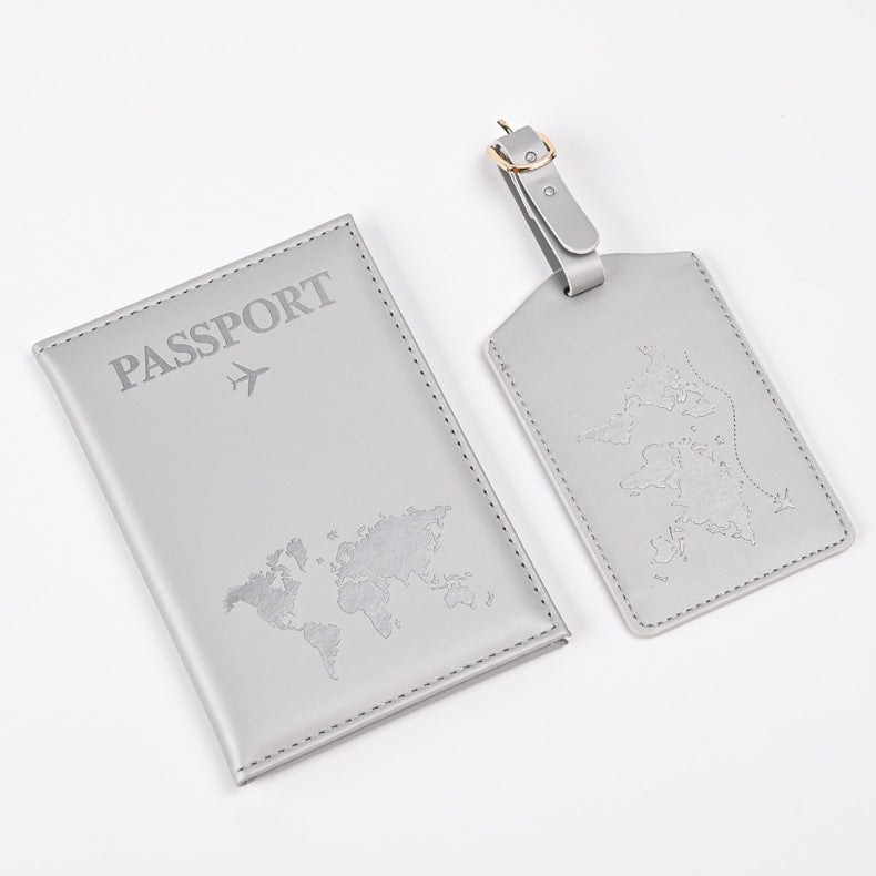Changing Map Style Passport Cover Tag Card Holder