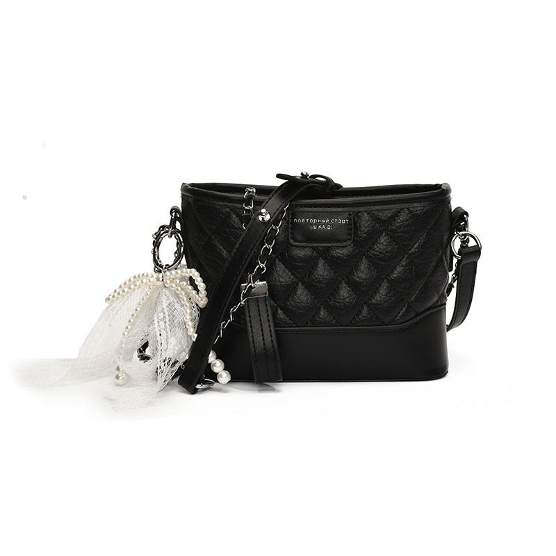 Women's Style Diamond Pattern Chain Summer Checked Bags