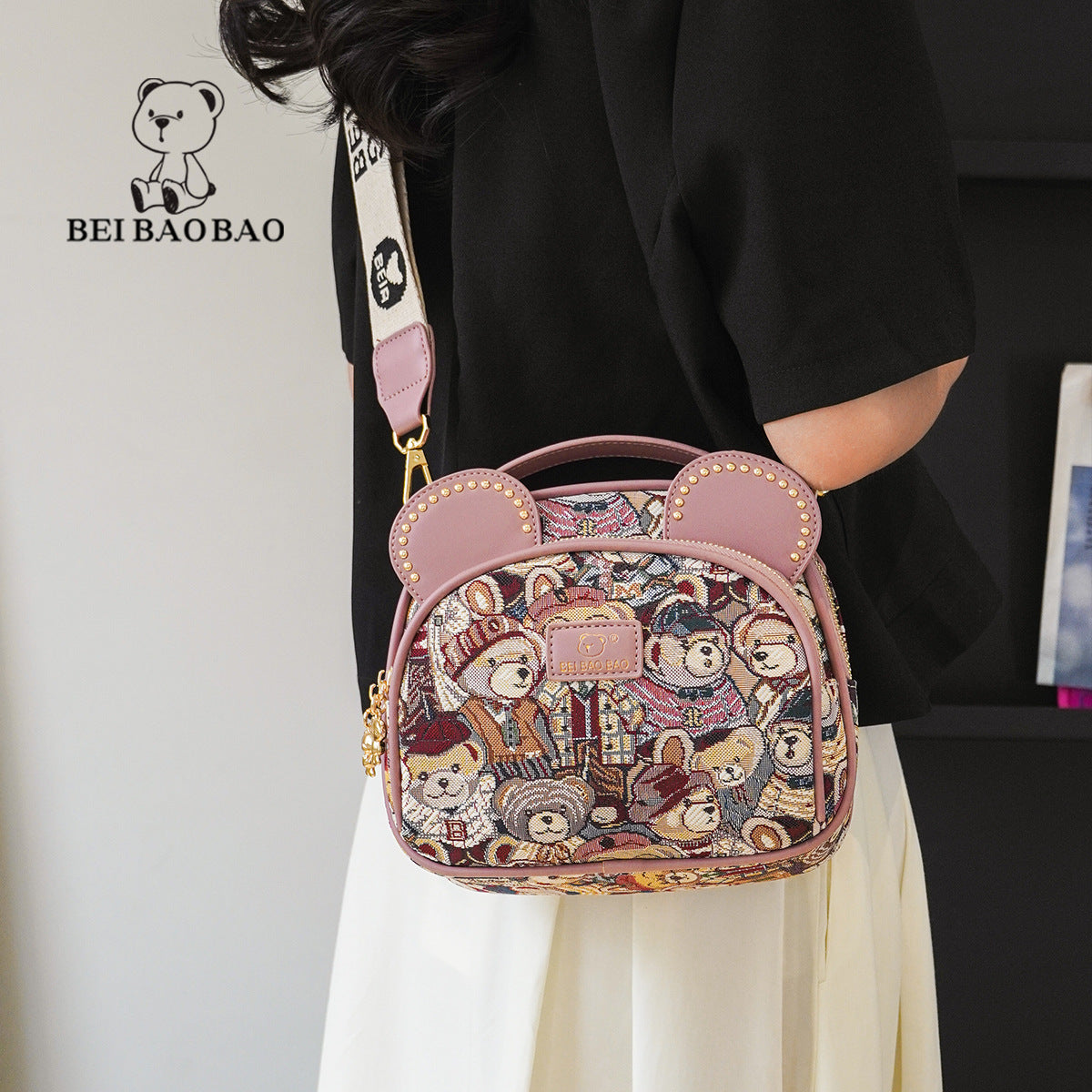 Pretty Beautiful Women's Source Round Fashion Women's Messenger Bag