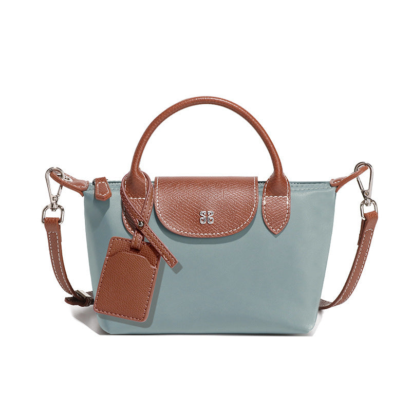 Women's French Style Mini Fashion Simple Dumpling Nylon Waterproof Lightweight Phone Bags
