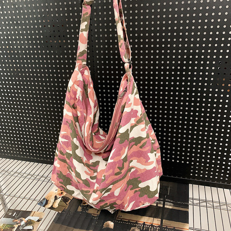 Simple Comfortable Literary Washed Canvas Leisure Bags